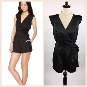 Rachel Roy Jagger Black Romper, size 6